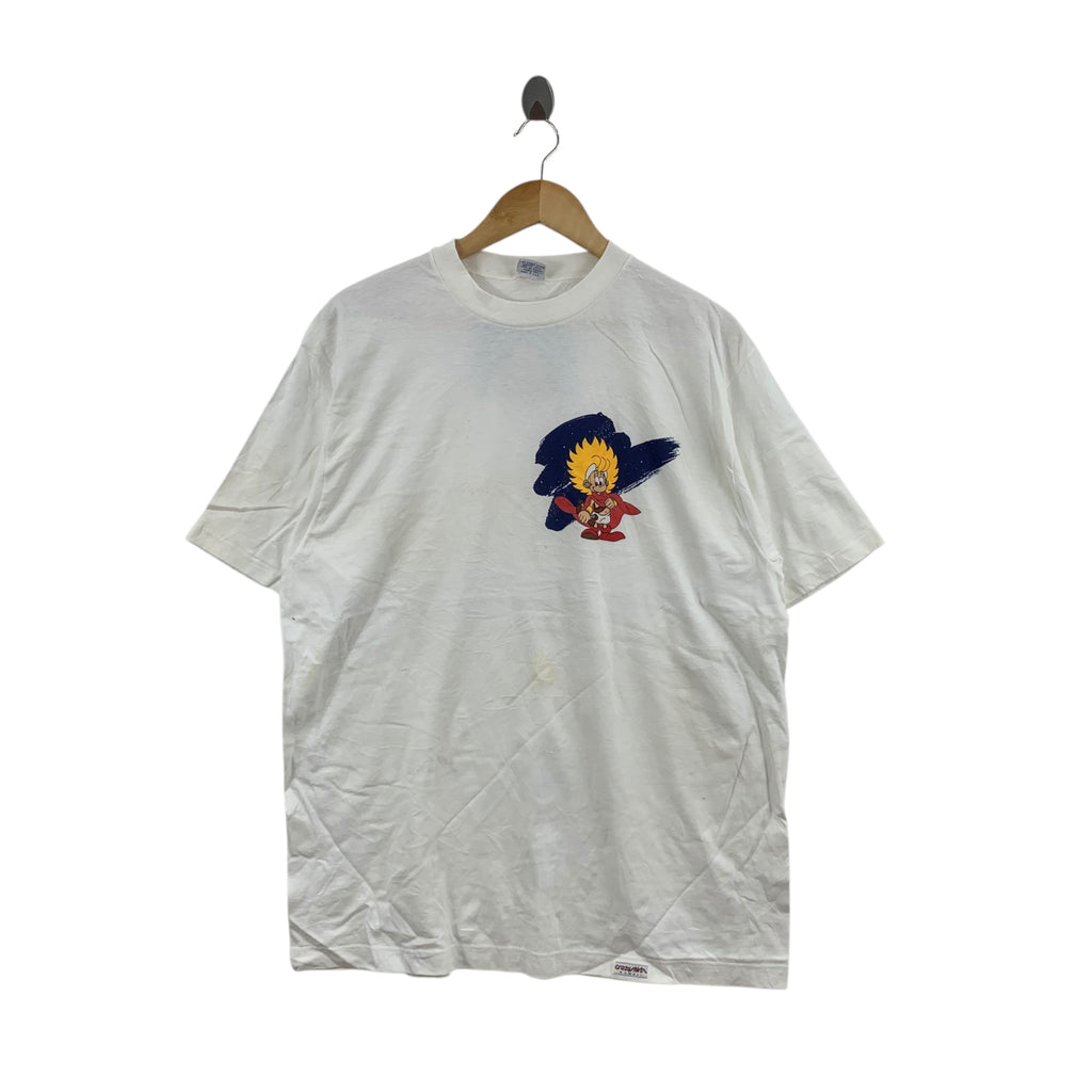 Vintage KID PADDLE MIDAM Comic Strip Cartoon Tee Shirt Top Crazy Shirts