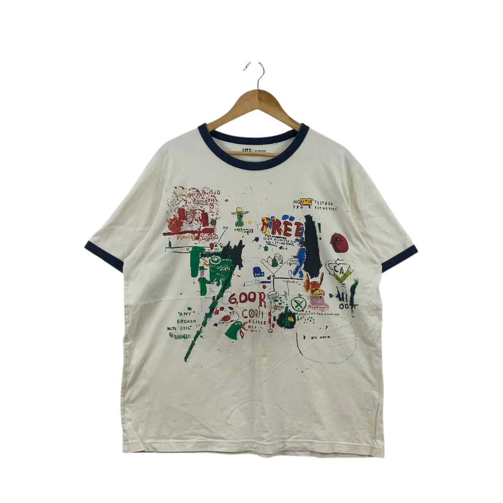 JEAN MICHEL BASQUIAT x UNIQLO Riddle Me Batman Tee Shirt Top Pop Art Artist