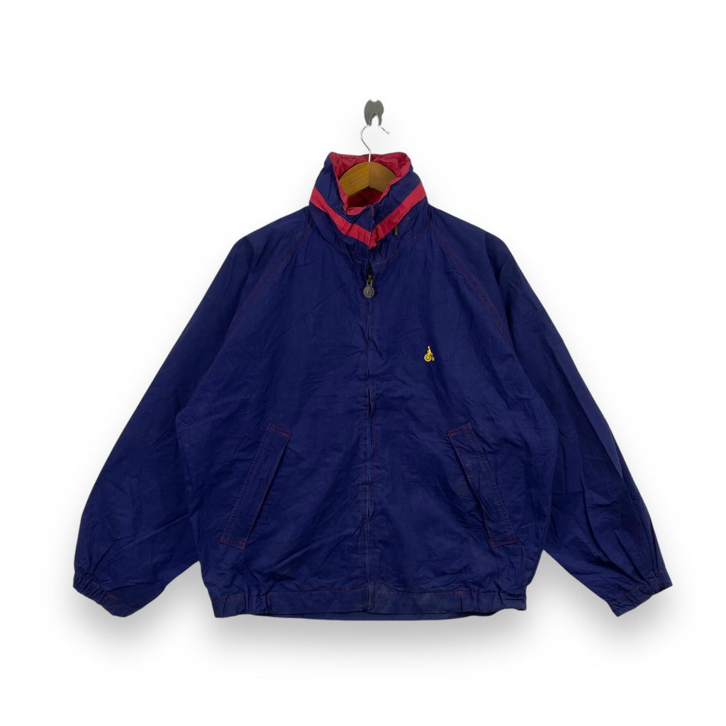 Vintage BEAN POLE OUTDOOR Windbreaker Jacket Navy  Embroidery Logo