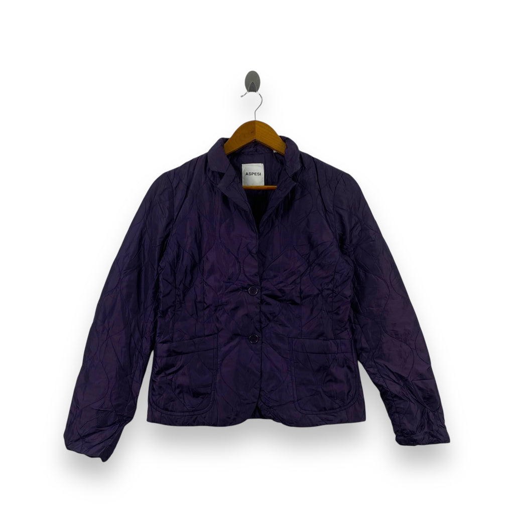 Vintage ASPESI ITALY Quilted Blazer Jacket Model 8N45 Cipollona