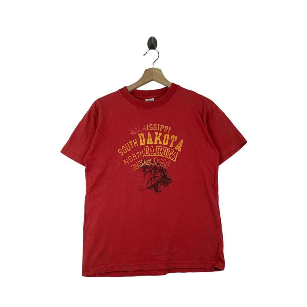NHL MISSISSIPPI SOUTH DAKOTA Team Football Tiger Tee Shirt Top University