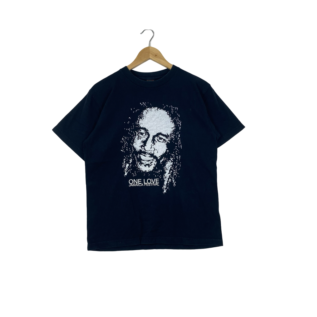Vintage ONE LOVE  JAMAICA Festival Graphic T-Shirt  Reggae Music Culture