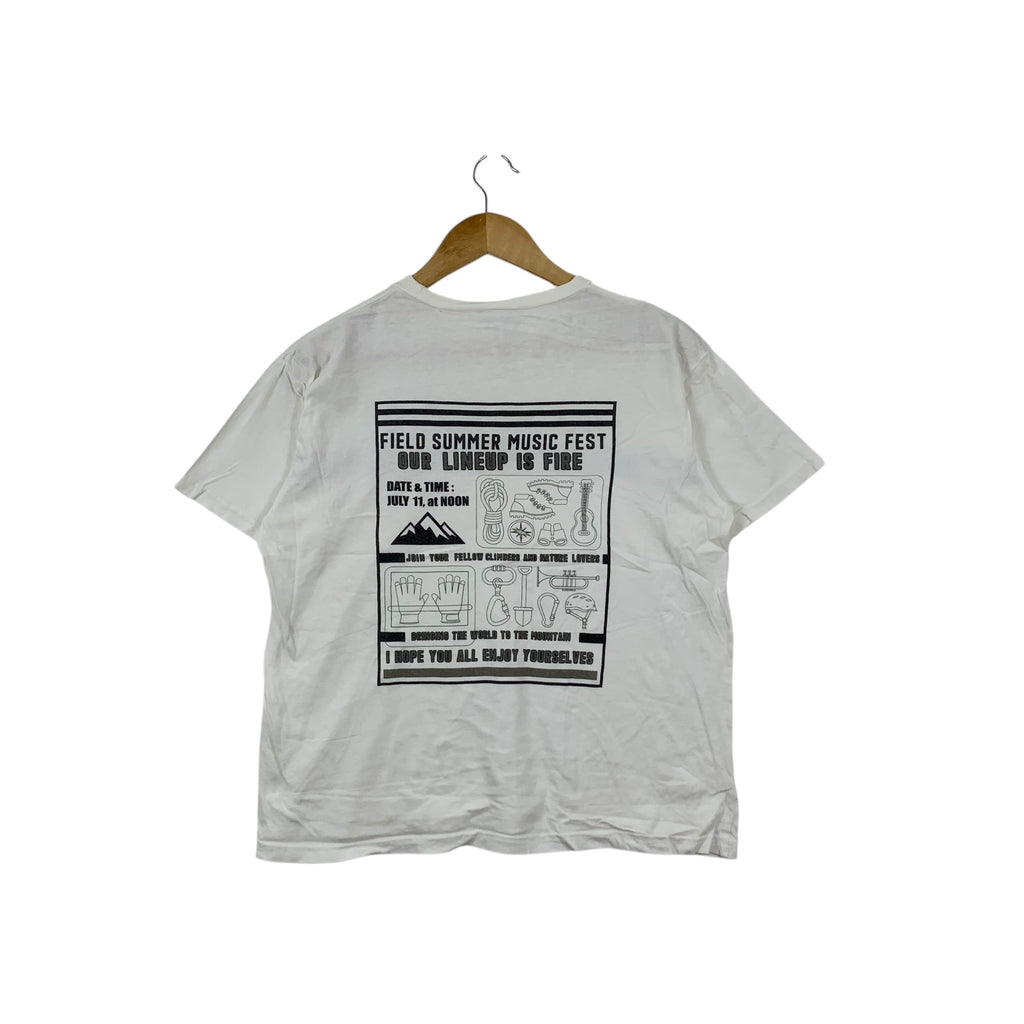 Vintage GRAMICCI USA OUTDOOR Summer Music Fest Tee Shirt Top National Park