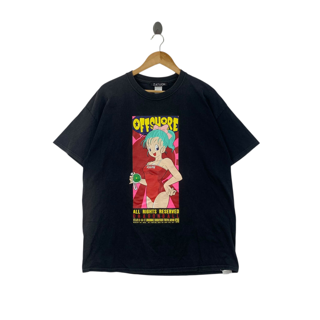 ANIME DRAGON BALL Zatuon Bulma Baggy Tee Shirt Top Offshore Shibuya Collection