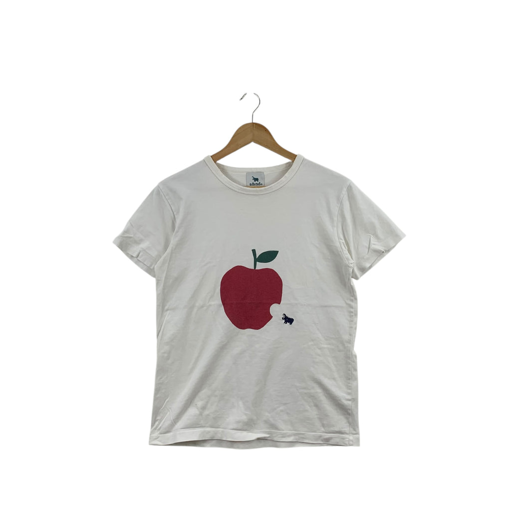 S&ND JAPAN Second Fruit Apple Collection Tee Shirt Top Hippo Logo