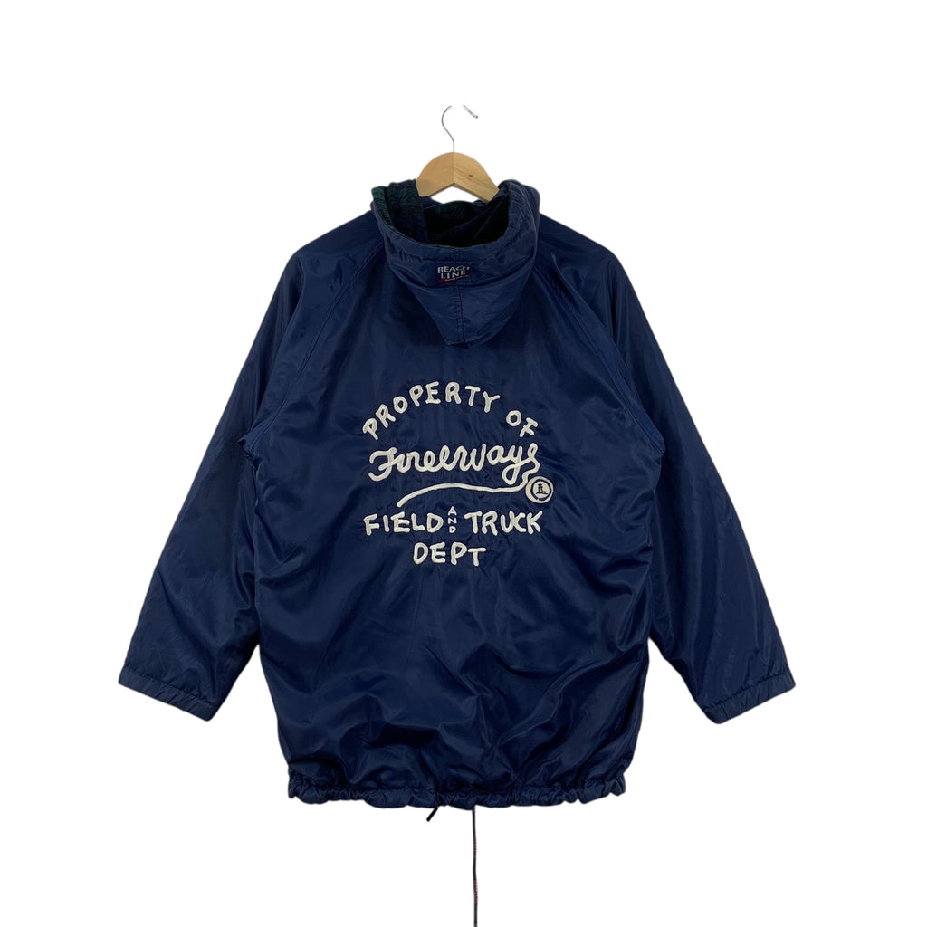 FREEWAY UNION MADE Yokohama Reversible Tartan Jacket Windbreaker National Park Field & Truck Dept