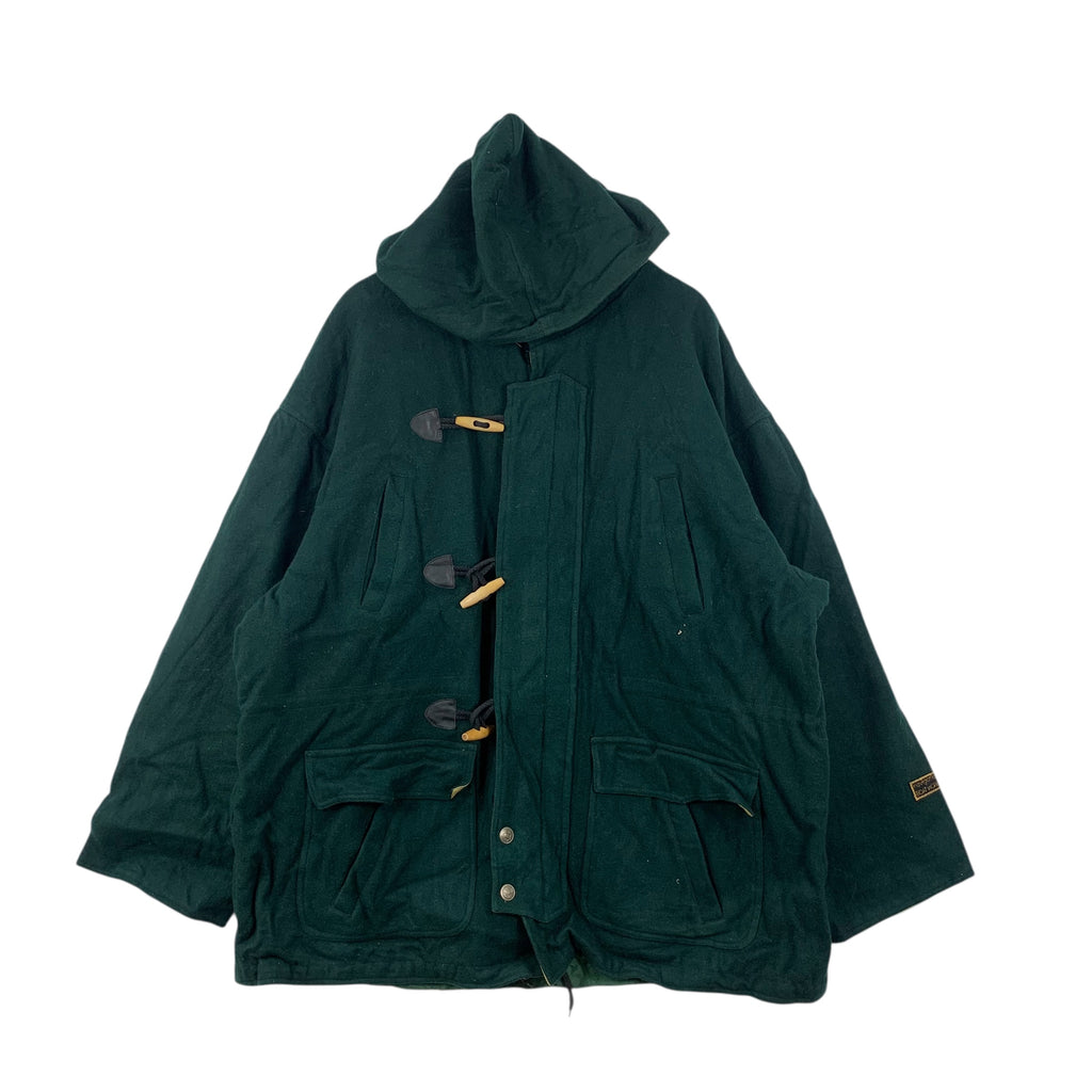 Vintage BOAT WORKS NAVIGATION Collection Duffle Heavy Coat Outdoor Jacket Parka Windbreaker Zipper