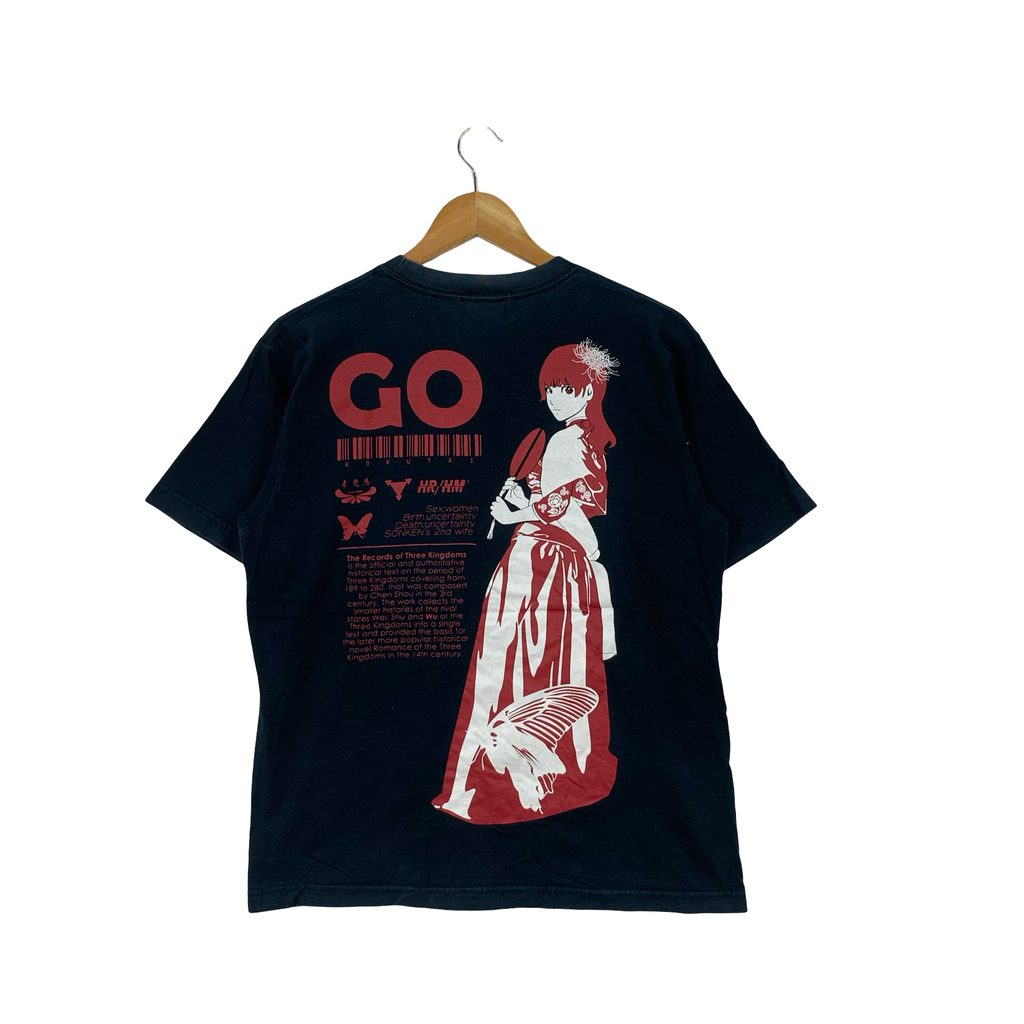 ANIME SEKITOBA JAPAN 3 Kingdoms Tales Manga Tee Shirt Top Animation Go
