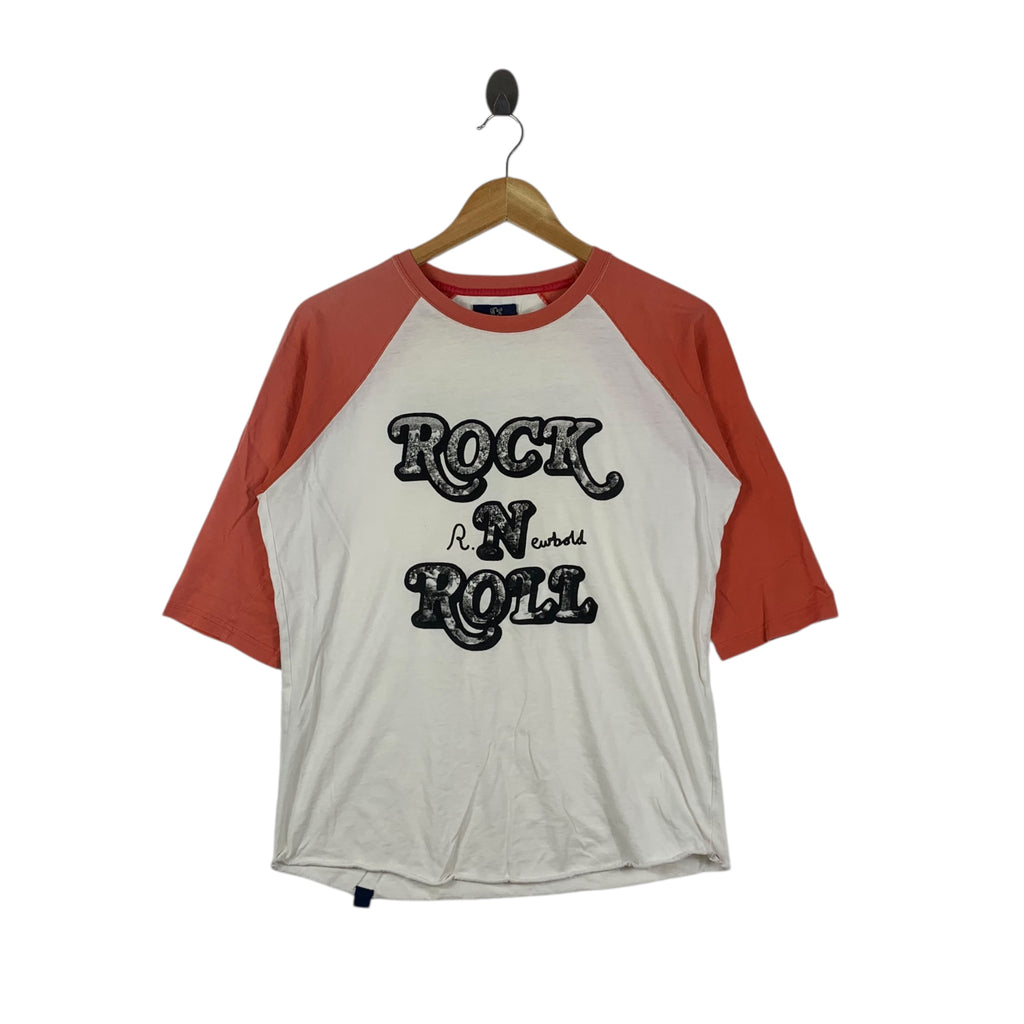 Vintage PAUL SMITH R.NEWBOLD Rock & Roll Tee Shirt Top British Anthems