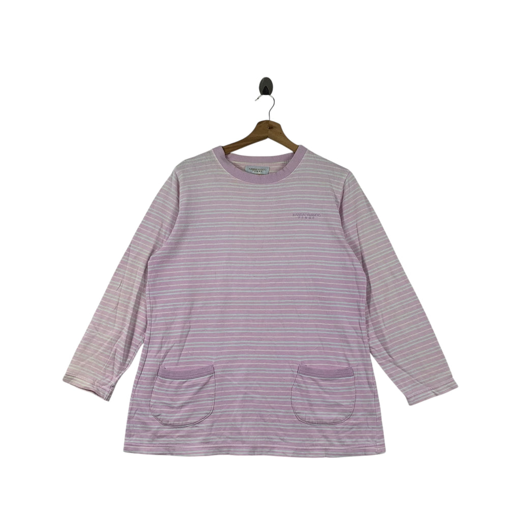 Vintage KANSAI YAMAMOTO FEMME Collection Henley Sweater Tee Shirt Sweatshirt