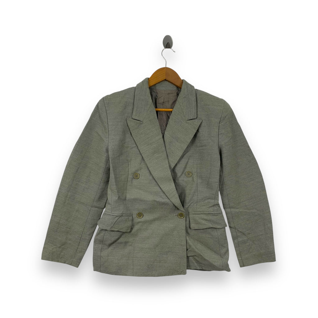 Vintage SPIRITUAL BOND FOR WOMEN Double Breasted Blazer Formal Coat Jacket