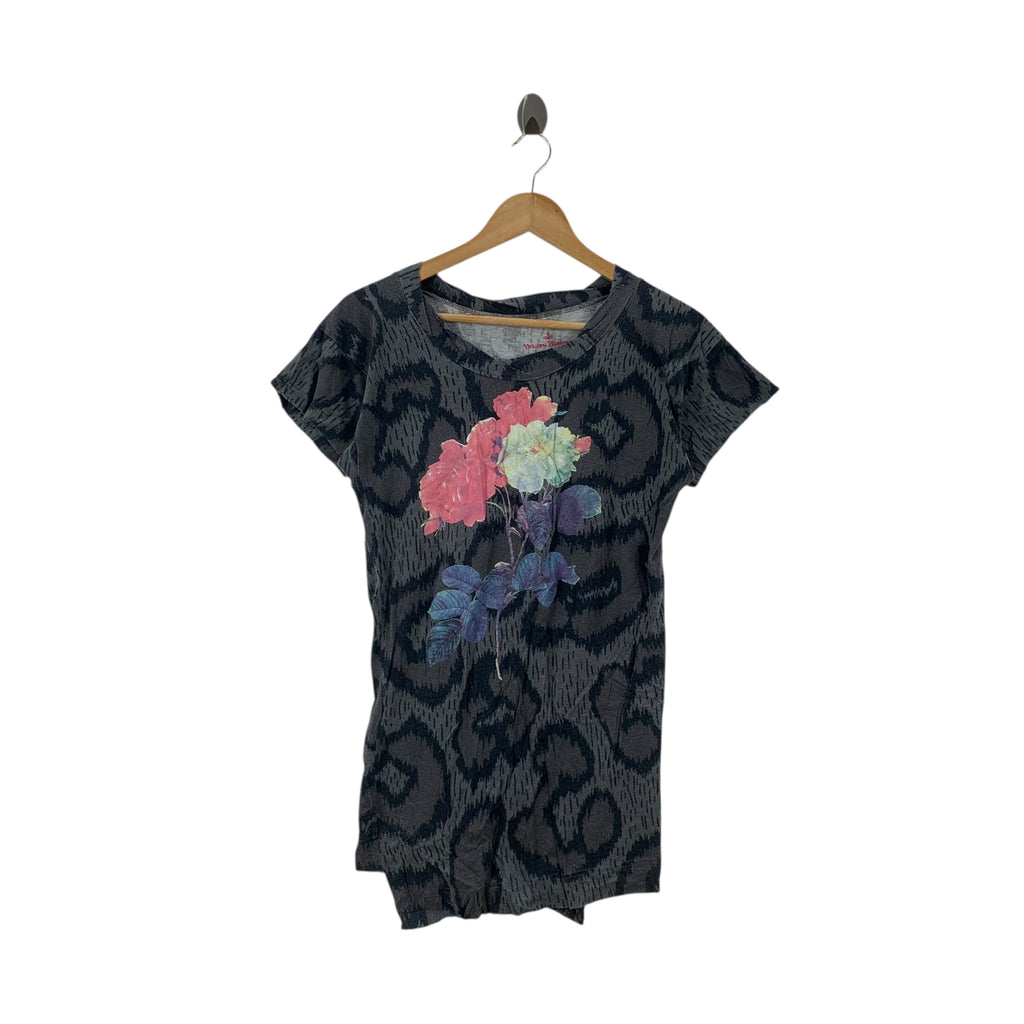 Vintage VIVIENNE WESTWOOD Red Label Floral AOP Tee Shirt Top Collection Over Print