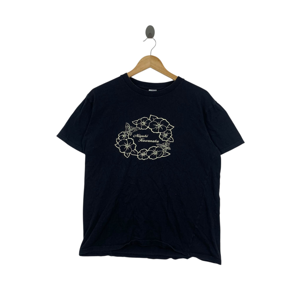 Vintage MIYUKI KAWANAKA ENKA Japan Singer Promo Tee Shirt Top Traditional Song