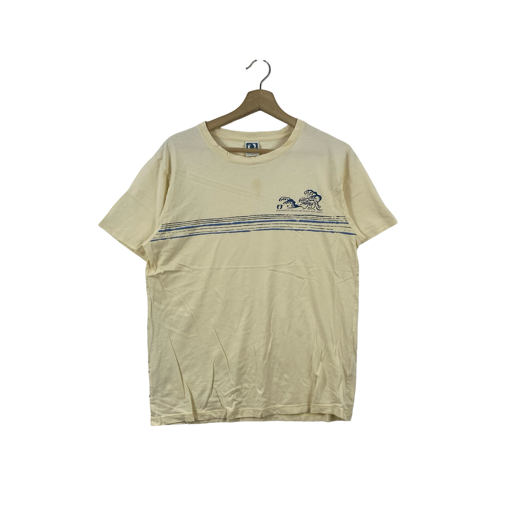 Vintage BANG TEN SURFBOARDS Collection Beach Wave Graphic Tee Shirt Y2K Surfwear Casual Streetwear