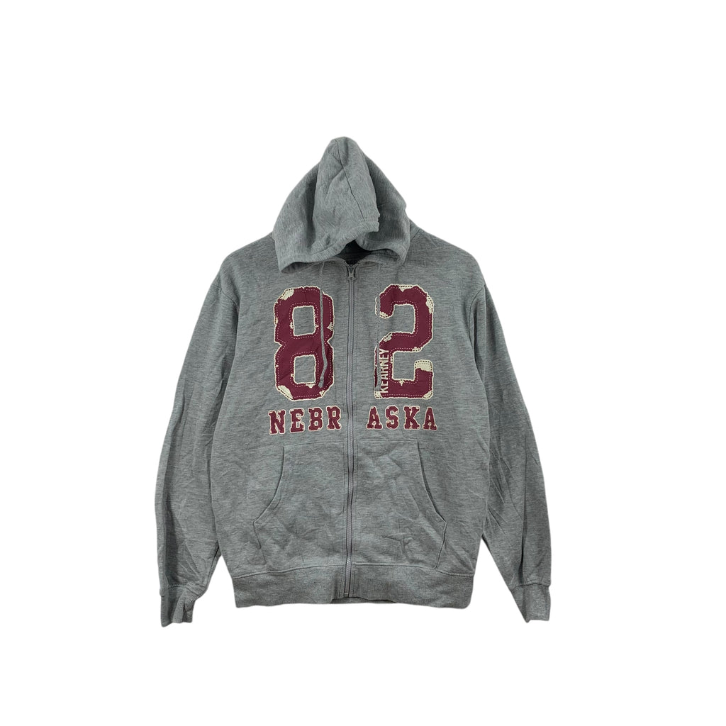 Vintage MOVENPICK NEBRASKA 82 Reverse Weave Hoodie Windbreaker Zipper