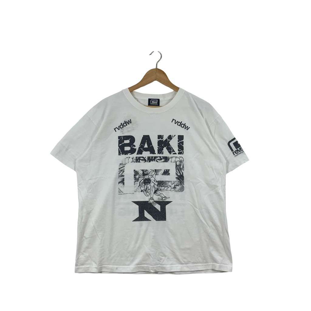 Vintage RVDDW x BAKI The Grappler Professional Kickboxer Tenshin Nasukawa Tee Shirt Top Japanese Athletic