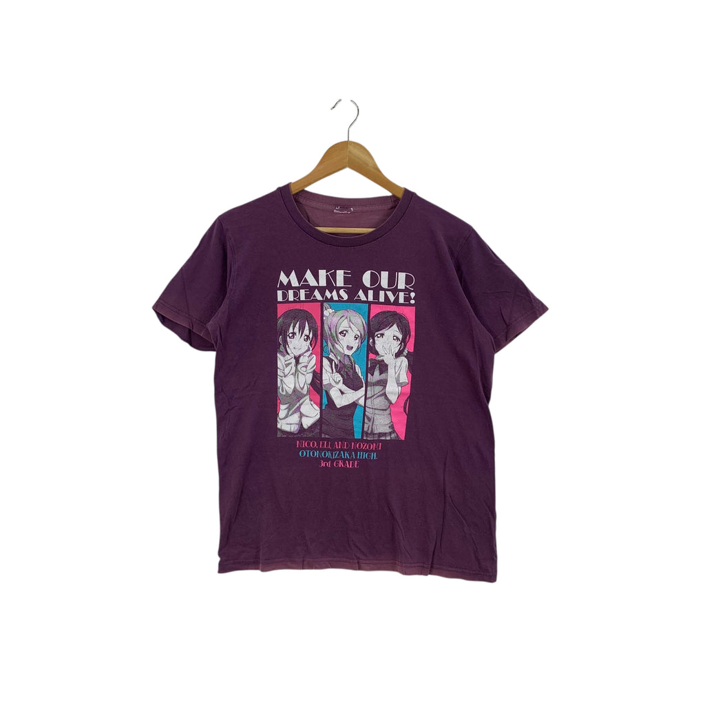 ANIME LOVE LIVE School Idol Project Otonokizaka Tee Shirt Top Manga Fandom