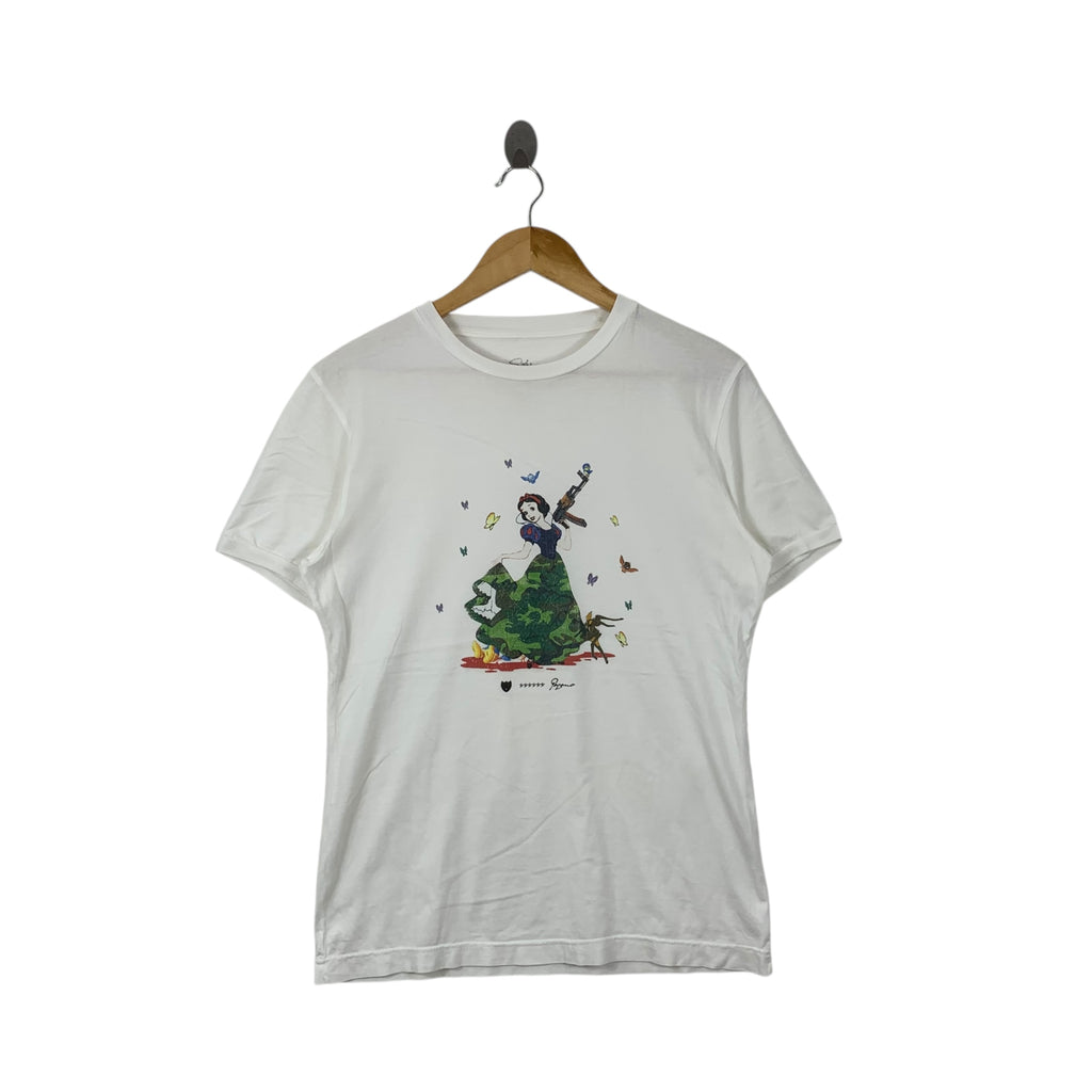 PAGANO MADE IN ITALY Rebel Snow White Tee Shirt Top Fairy Tales Movie