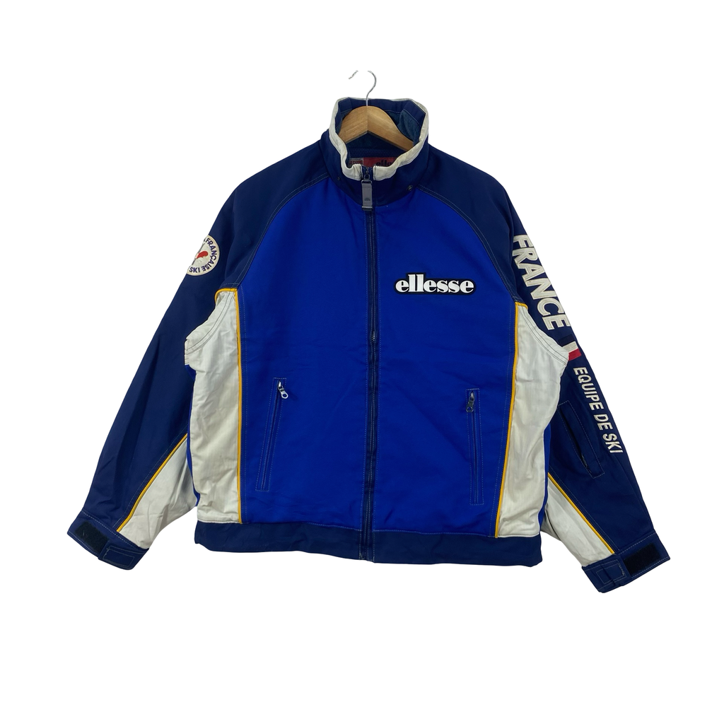 Vintage ELLESSE FRANCE EQUIPE De Ski Breathable Fabric Ski Jacket