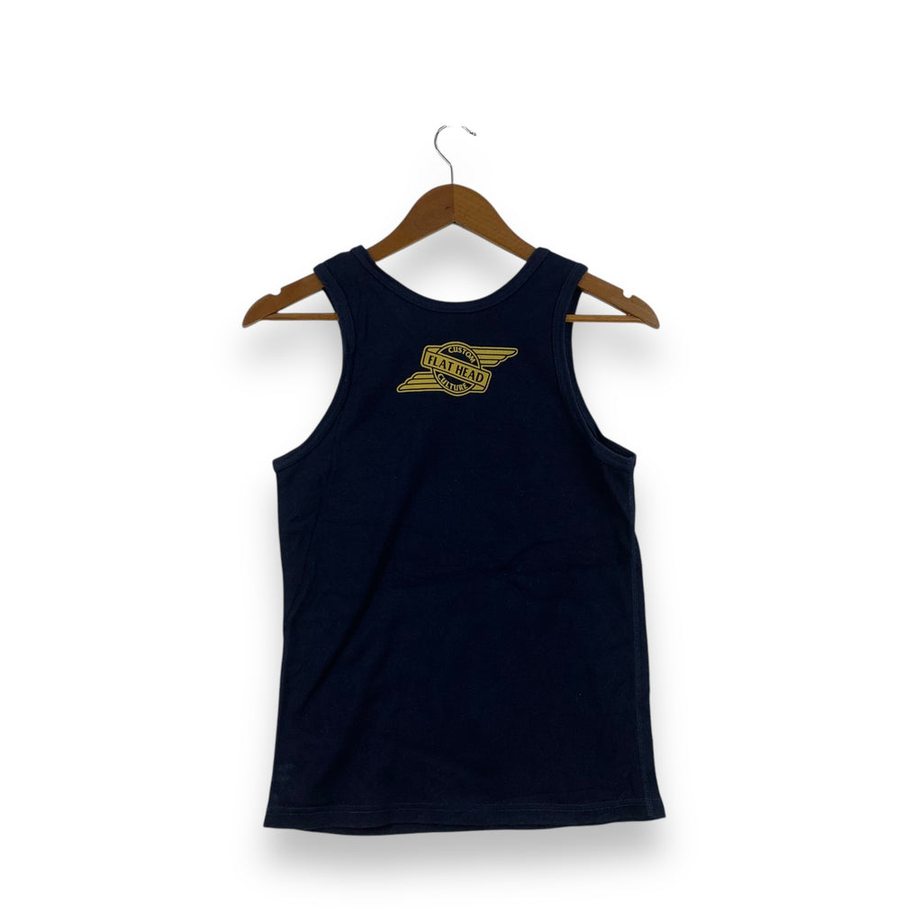 THE FLAT HEAD Black Mint Collection Custom Culture Tank Top Japan Tee Shirt Sleeveless