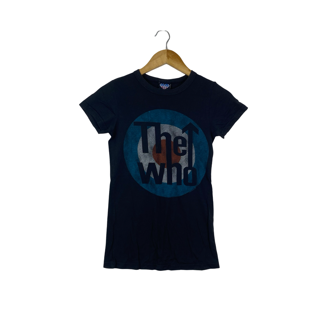 Vintage THE WHO CLASSIC Rock T-Shirt Big Logo Target Graphic Single Stitch Style