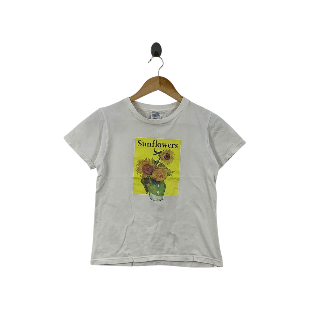VAN GOGH SUNFLOWERS Still Life Painting Tee Shirt Top Vincent Paris