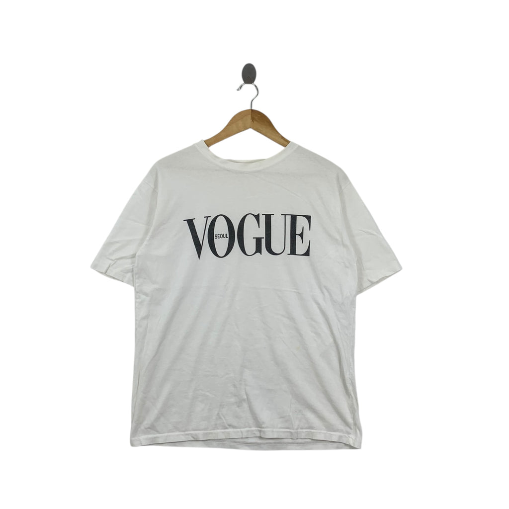 VOGUE MAGAZINE SEOUL Collection Stock Logo Tee Shirt Top Fashion Walkway