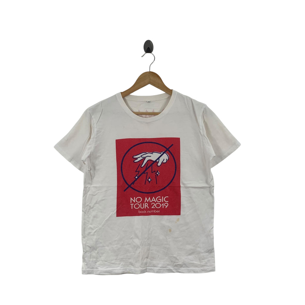 NO MAGIC TOUR 2019 Back Number Official Merchandise Tee Shirt Top