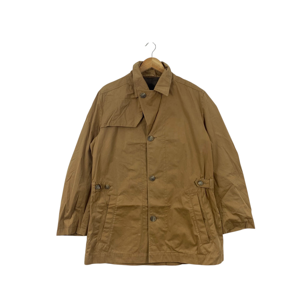 Vintage BOSS HUGO Field Jacket Military Utility Coat Designer Casual Outerwear