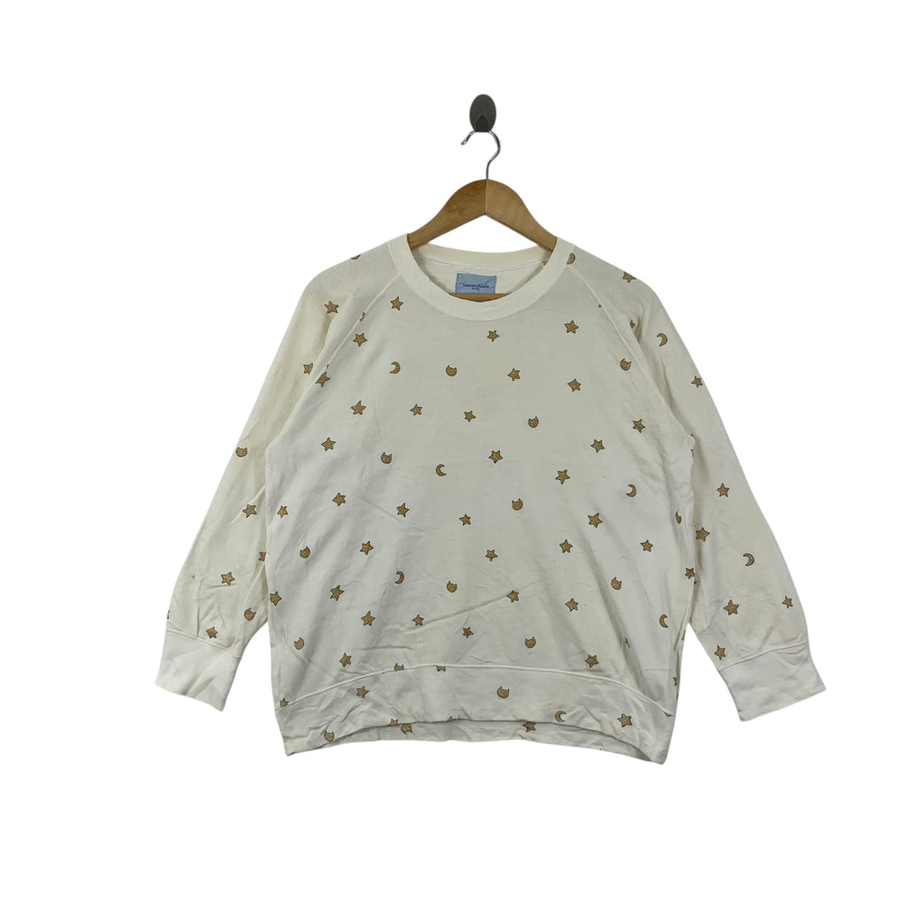 Vintage TSUMORI CHISATO SLEEP Collection AOP Moon Sweatshirt Sweater Pullover Jumper Issey Miyake