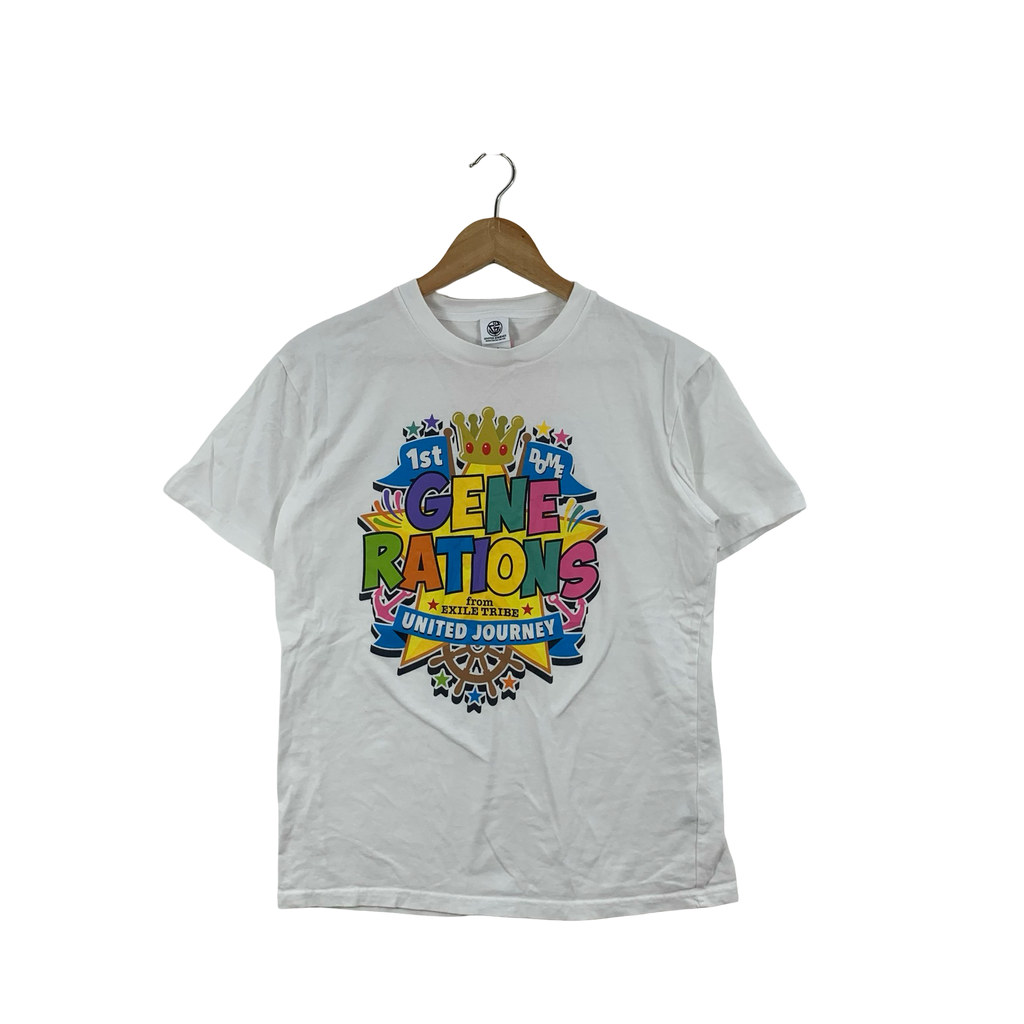 GENERATIONS From Exile Tribe United Journey Live Tour 2018 Official Merchandise Tee Shirt Top