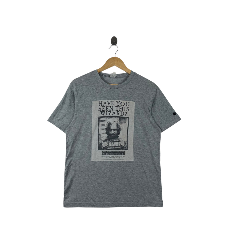HARRY POTTER Azkaban Sirius Wanted Poster Tee Shirt Top Novels by J.K. Rowling Short Sleeve