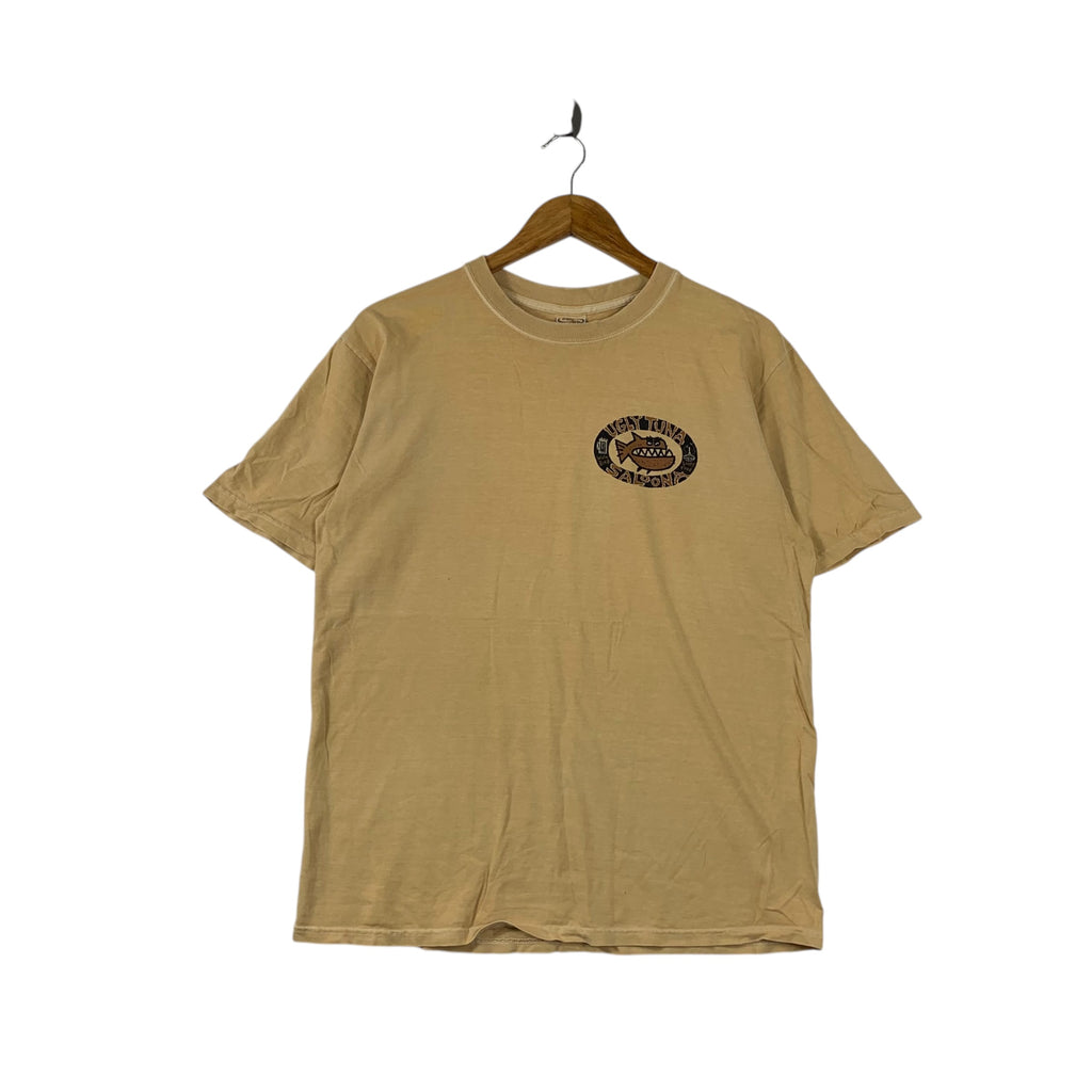 Vintage UGLY TUNA SALOONA Beer Dyed Crazy Tee Shirts Top Hot Surf Skate