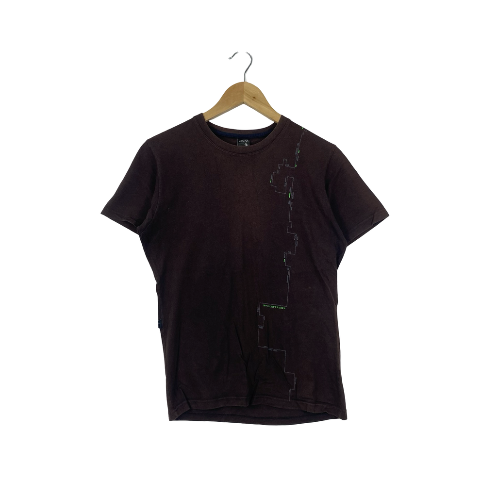 Vintage PLASMA GRAPHIC  T-Shirt Techwear Cyber Y2K Streetwear Crewneck