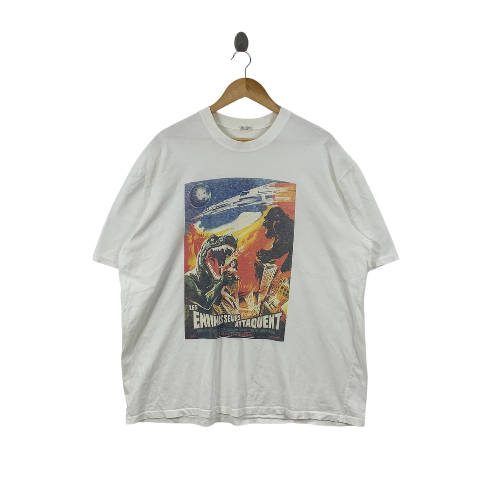 GODZILLA DESTROY ALL MONSTERS Movie Film Tee Shirt Top Japan Animation
