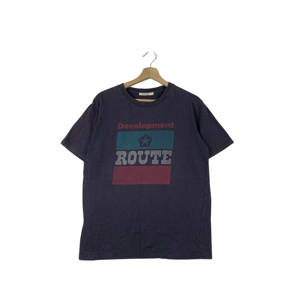 Vintage KRIFF MAYER Development Route Tee Shirt Top Manpower Outdoor