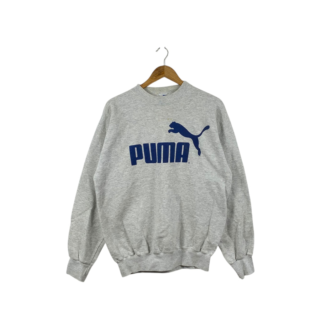 Vintage 90’ PUMA Classic Logo Made In USA Sweatshirt Sweater Pullover Printed Logo