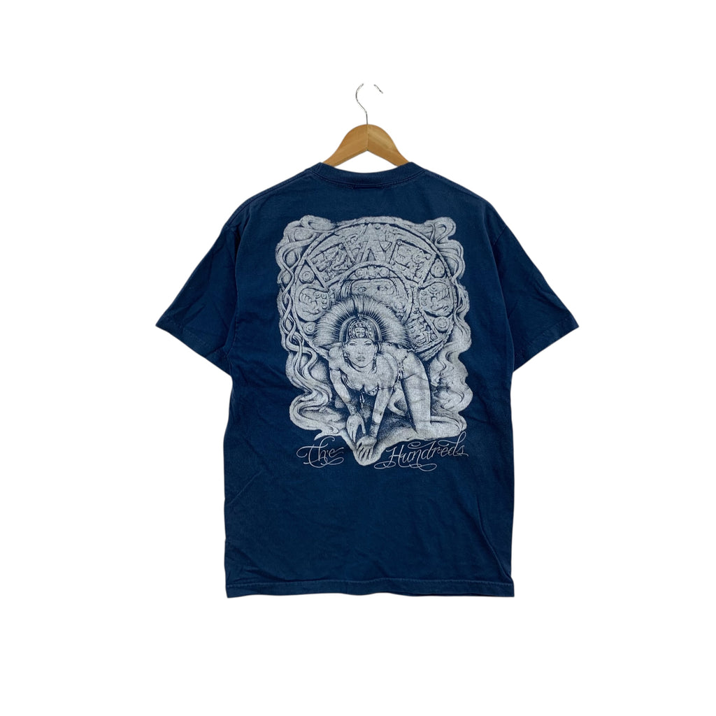 THE HUNDREDS SKATEBOARD Aztec Modern Streetwear Tee Shirt Top Los Angeles