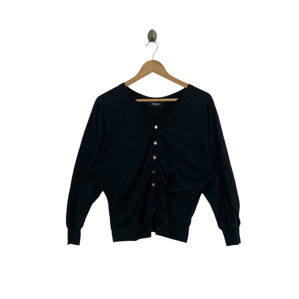 Vintage ZUCCA JAPAN COLLECTION Cardigan Blouse Tee Shirt Top Long Sleeve Button Up