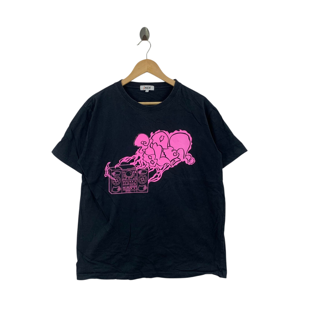 FUJI ROCK FESTIVAL Illustration Artist Pink Tee Shirt Top Limited Design