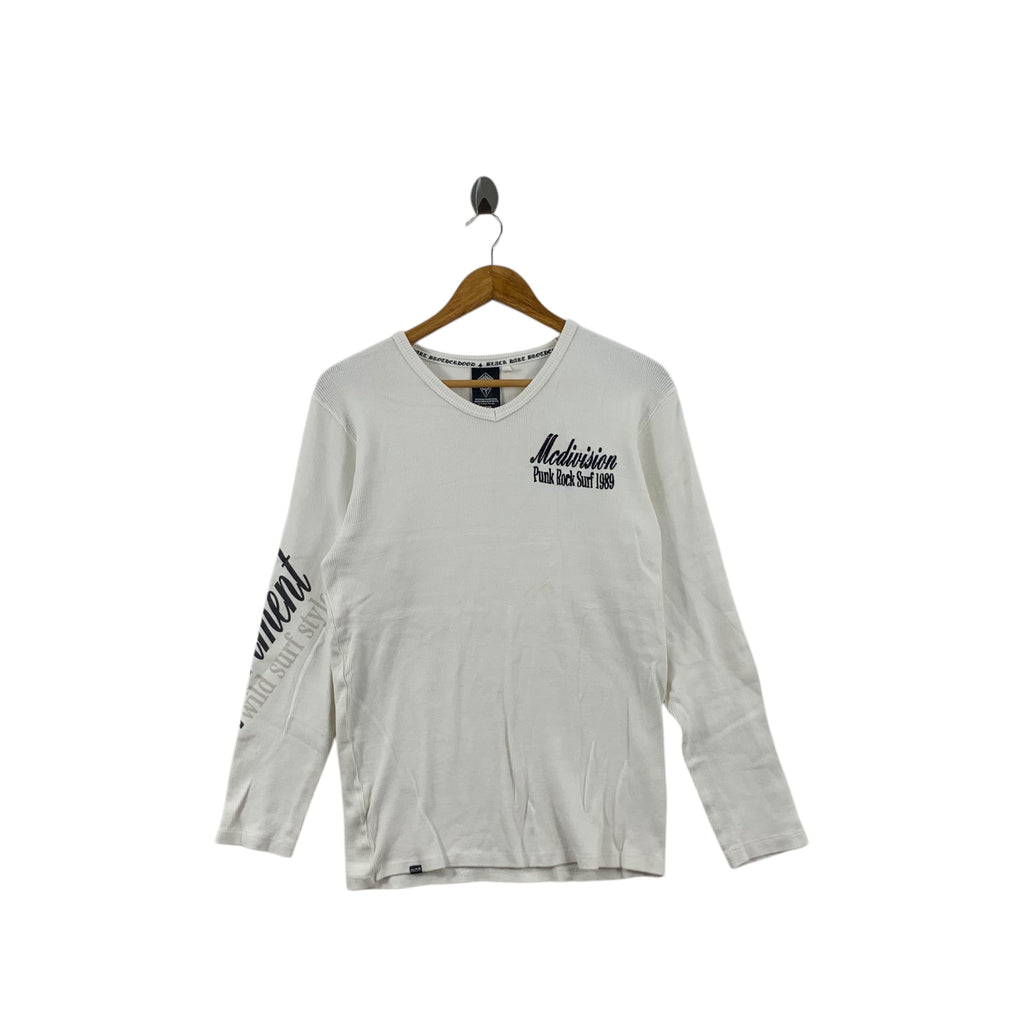 MCD PUNK ROCK More Core Division Surf Motorcycle Tee Shirt Top Long Sleeve