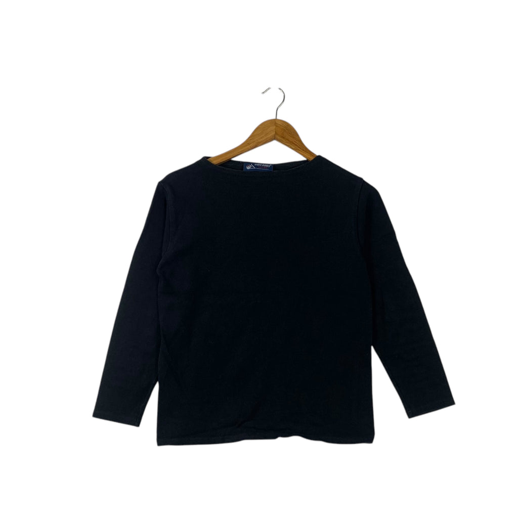 Vintage SAINT JAMES DEPUIS 1889 Made In France Plain Tee Shirt Top Minimalist Design