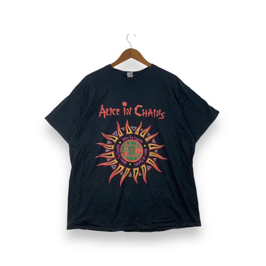 ALICE IN CHAINS Dirt Sun Logo Album Grunge Band Tee Shirt Top Rock Tour Promo