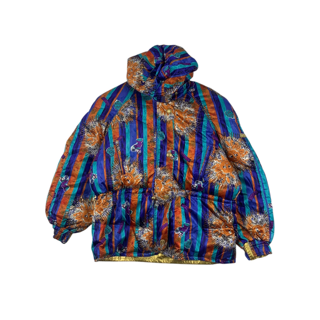 Vintage LAFONT ITALY SUNFLOWER Reversible Jacket Ski Windbreaker