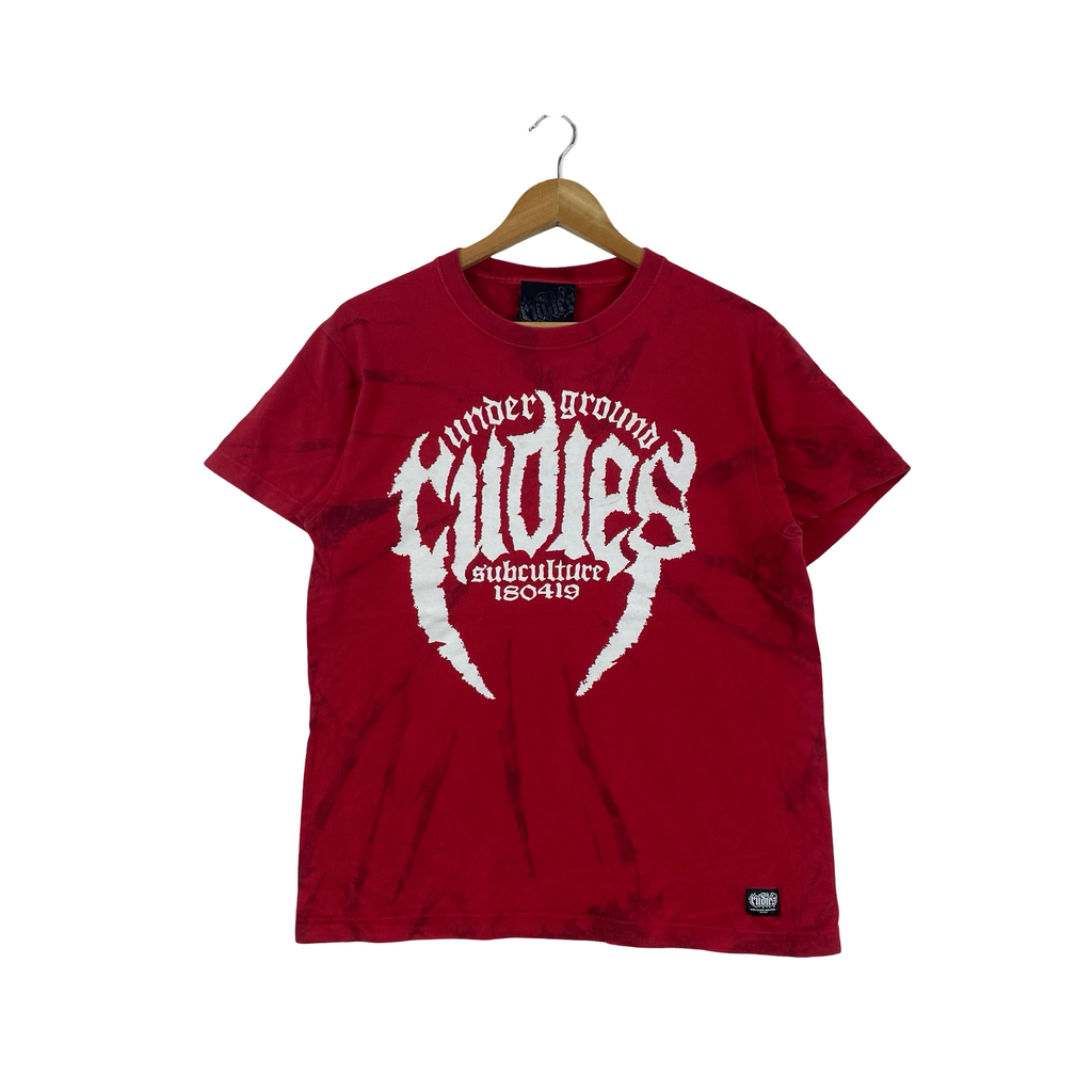 Vintage STYLE UNDERGROUND Clothes Tie Dye Graphic Tee