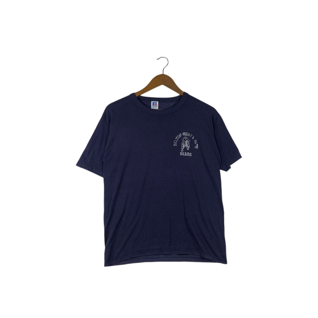 Vintage 80’ BELTON HONEA PATH Bears Team Tee Shirt Top High School Collegiate Alumni