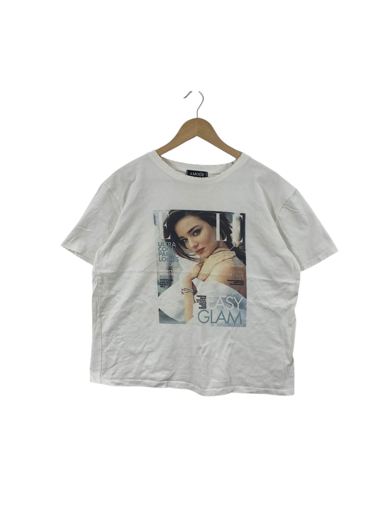 MIRANDA KERR x ELLE Canada 2016 Cover Magazine Tee Shirt Top Artist Design Studio