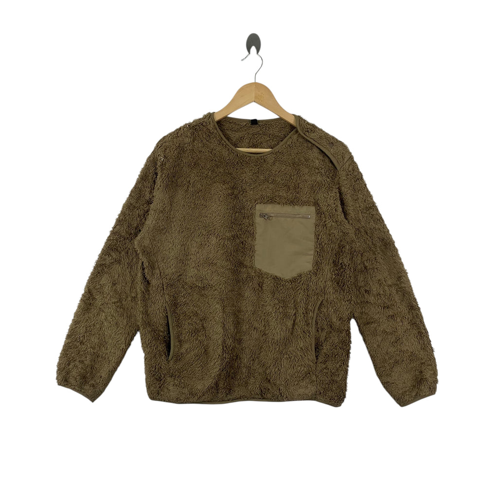 UNIQLO JAPAN Sherpa Deep Pile Retro X Fleece Jacket Windbreaker