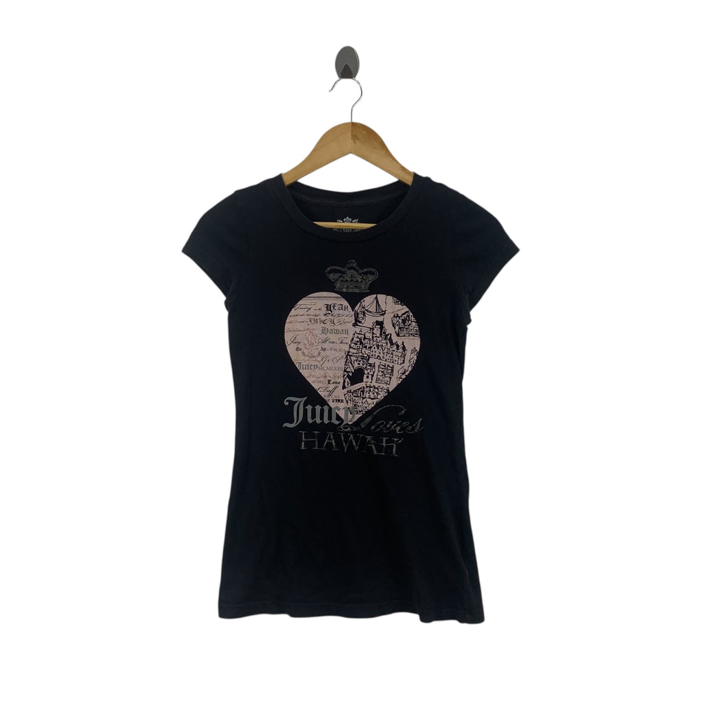 JUICY COUTURE HAWAII Collection Glamorous USA Tee Shirt Top Love