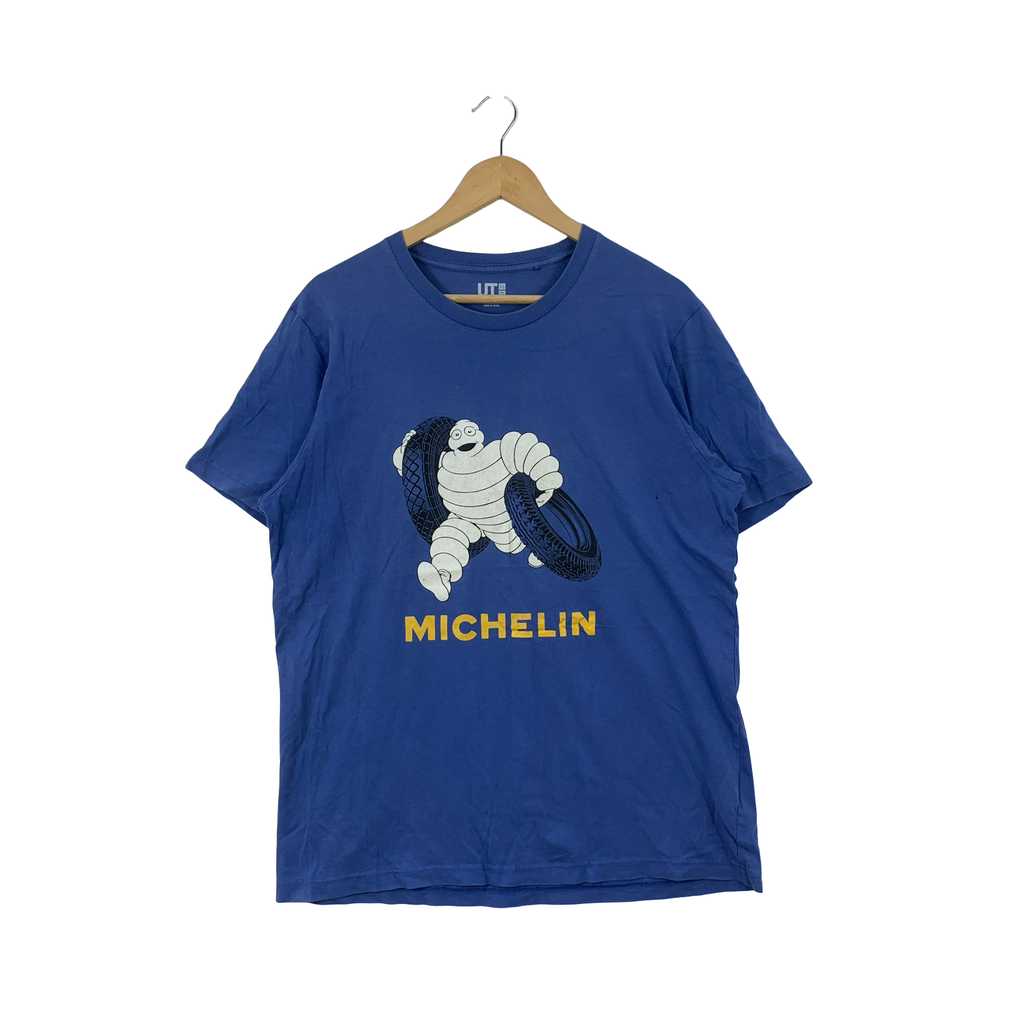 UNIQLO x MICHELIN Bibendum Carrying Two Tires Tee Shirt Top Spring Summer Collection